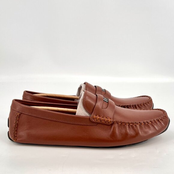Coach Mens C Coin Leather Driver Saddle Size 10.5D New In Box main image 9